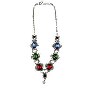 Multi Color Crystal Necklace